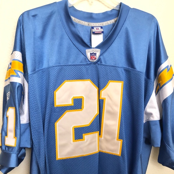 REEBOK Equipment NFL Sz 52 Stitched Jersey LaDainian Tomlinson #21 Chargers - Picture 3 of 16